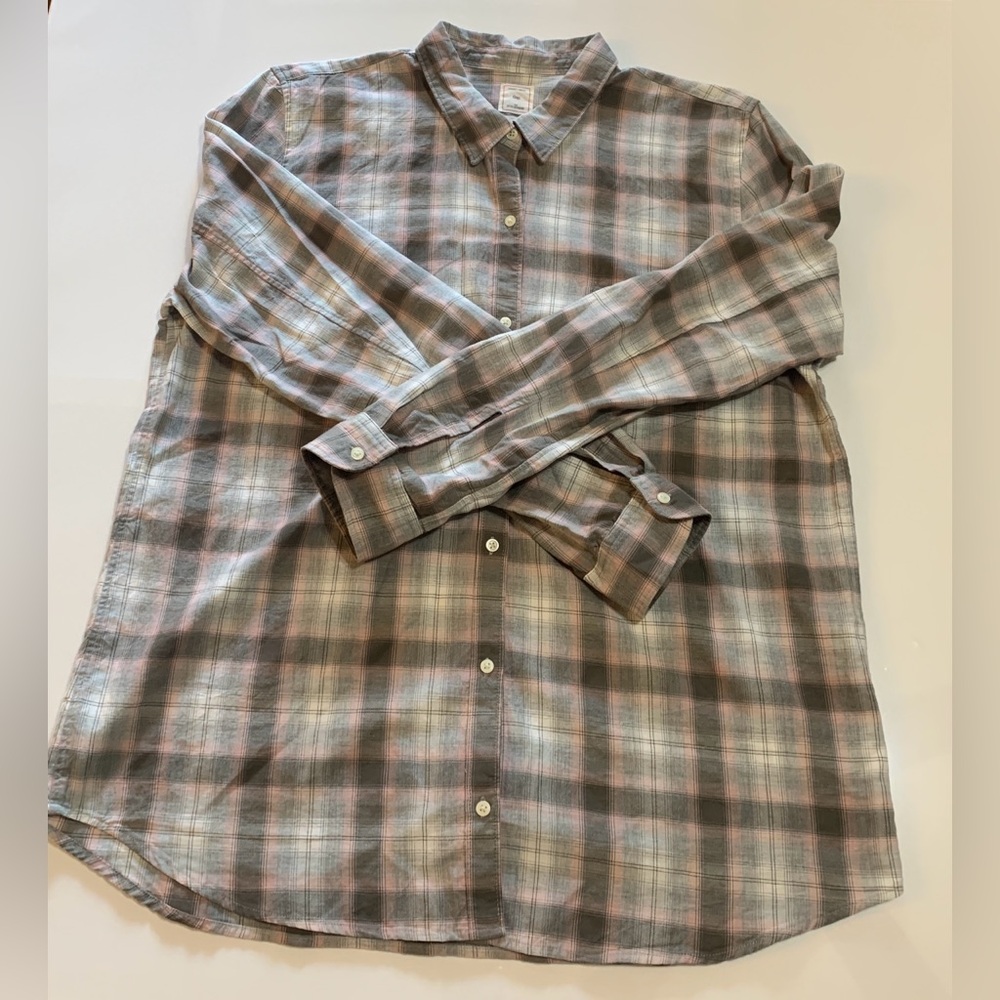 GAP Boyfriend Fitted Button Down, Size XL
